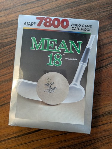 Atari 7800 mean 18 - 18, (cx7847)