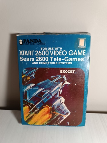 Exocet panda atari 2600 rare - 2600,