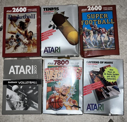 Atari 7800 2600 lotto 6 - 7800-2600-,
