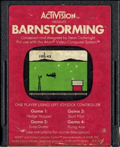 Atari 2600 barnstorming con - atari,