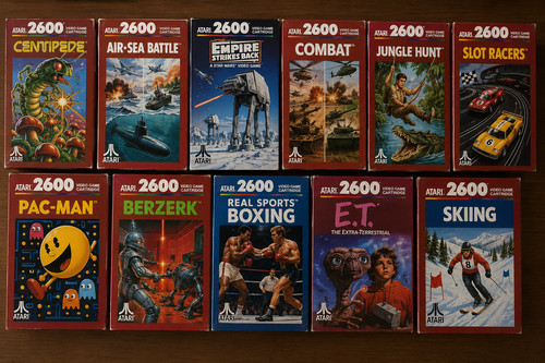 Giochi atari 2600 scatola - giochi,